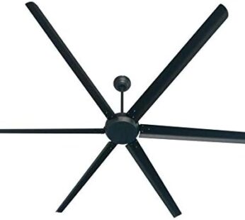 Westinghouse 7224800 Widespan Industrial Ceiling Fan with Remote, 100 Inch, Matte Black