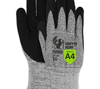 MAGID Sandy Nitrile Coated ANSI Level A4 Cut-Resistant Firm Grip Work Gloves, 144 Pairs, Size 5/XXS, GPD455