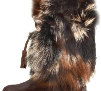 PAJAR Foxtrot Women’s Exotic Fox Fur Boots – Winter Snow – Genuine Fox Fur Made In Italy Download Images  Configuration