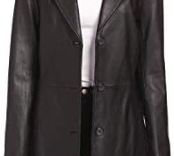 BGSD Women Danielle Lambskin Leather Walking Coat (Also available in Plus Size & Petite) Download Images  Configuration