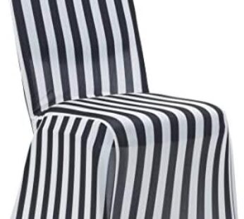 YOUR CHAIR COVERS – 100 Pack Stretch Spandex Chair Covers Striped – Black and White, Wedding Slip Covers, Premium Quality Chair Cover Download Images  Configuration