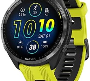 Garmin Forerunner® 965 Running Smartwatch, Colorful AMOLED Display, Training Metrics and Recovery Insights, Amp Yellow and Black Download Images  Configuration