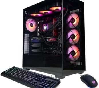 CyberPowerPC Gamer Xtreme VR Gaming PC, Intel Core i9-14900KF 3.2GHz, GeForce RTX 4070 Super 12GB, 32GB DDR5, 2TB PCIe Gen4 SSD, WiFi Ready & Windows 11 Home (GXiVR8080A38)